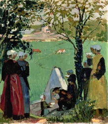 The Sacred Spring in Guidel, c.1905